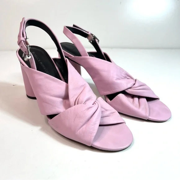 Rebecca Minkoff Agata Slingback Sandals Pink Size 7.5/8 - Picture 2 of 16